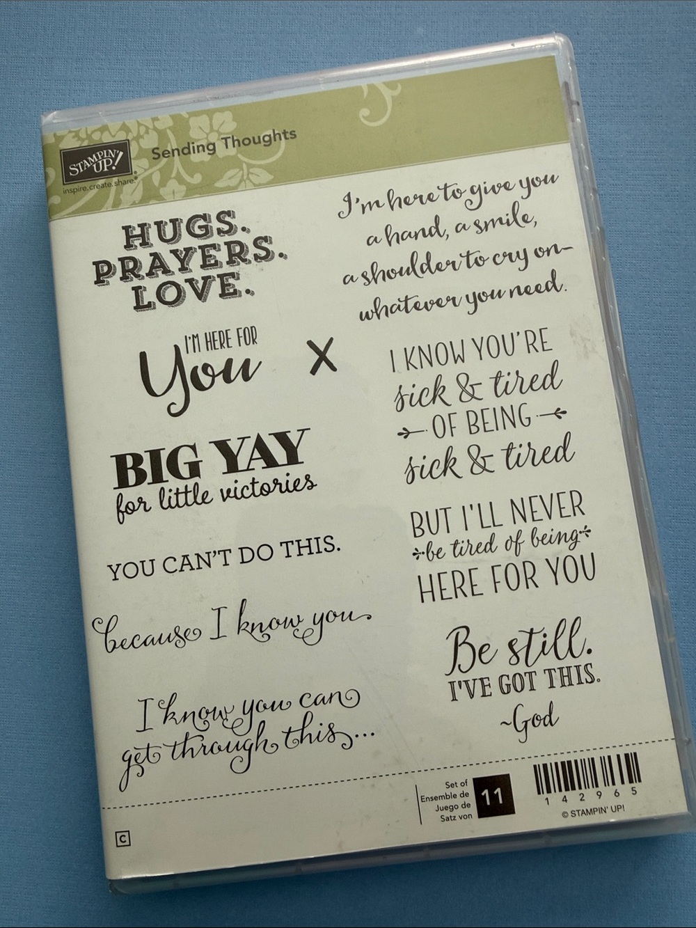Stampin' Up! Sending Thoughts Stamp Set